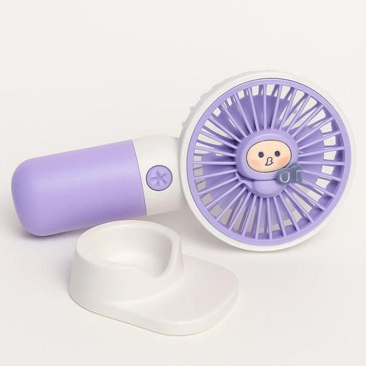 Mini Portable (Multicolor) Fan Powerful Handheld, Rechargeable,Personal Small Hand for Travel