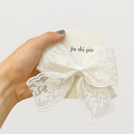 Black Stylish Wide Bow Hair Clips, Pin, Hair Brooch For Girls And Women